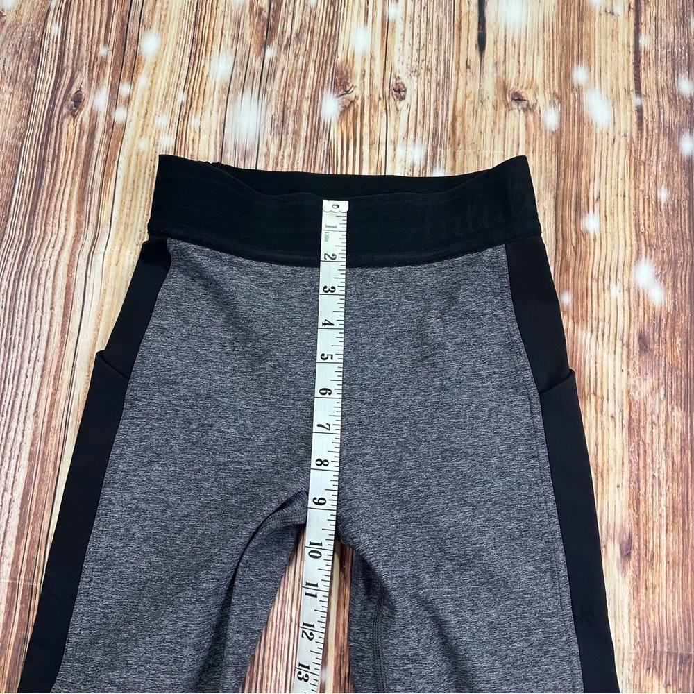 Lululemon Athletica Box It Out Tight Heathered Black / Black Leggings Size 4 - Picture 12 of 15